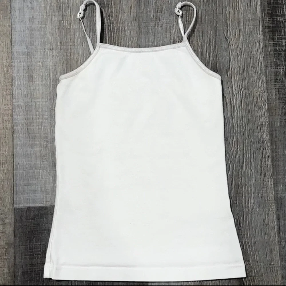 💞 Girls XS (4/5) White Cami Tank Top